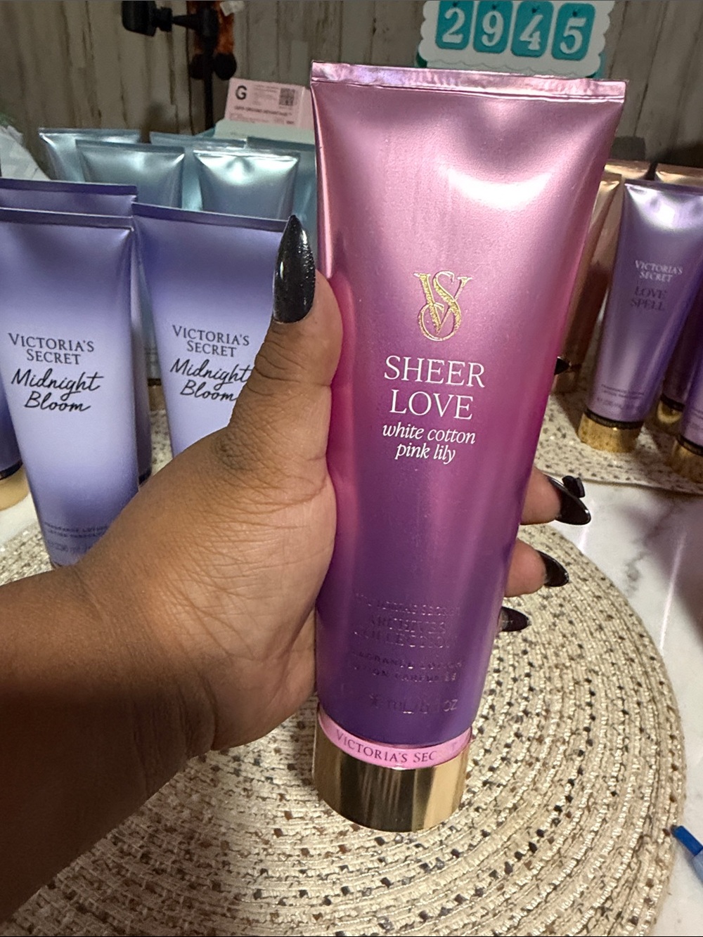 VS Sheer Love Lotion - Pink to Purple Metallic